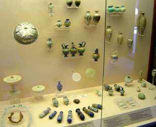 musee archeologique vitrine